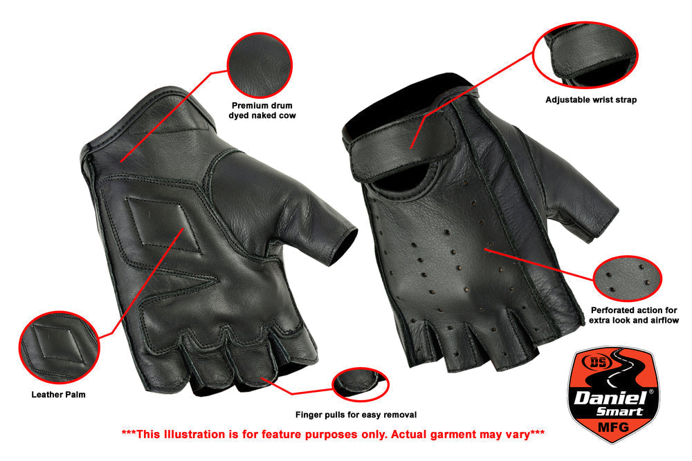 DS Premium Fingerless Cruiser Glove